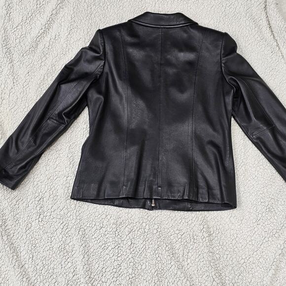 Vintage  1990's Valerie Stevens Petite  New Zealand Lamb Skin Size  S - Picture 7 of 10